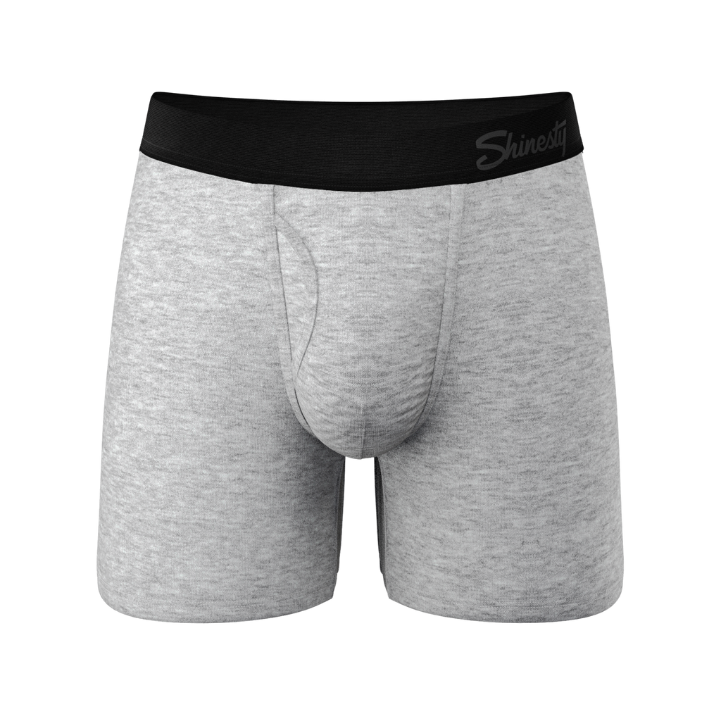 The Intramural Champ | Heathered Grey Ball Hammock® Pouch Underwear With Fly