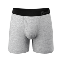 The Intramural Champ | Heathered Grey Ball Hammock® Pouch Underwear With Fly