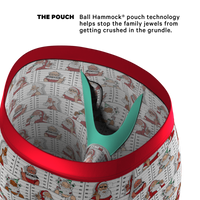 Santa mugshot ball hammock long leg boxers