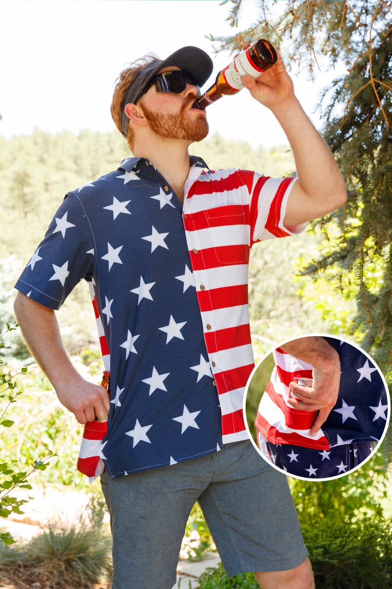 american flag shirt mens