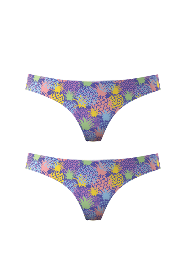 The Juicy Fruit | Pineapple Thong Couples Matching 2 Pack