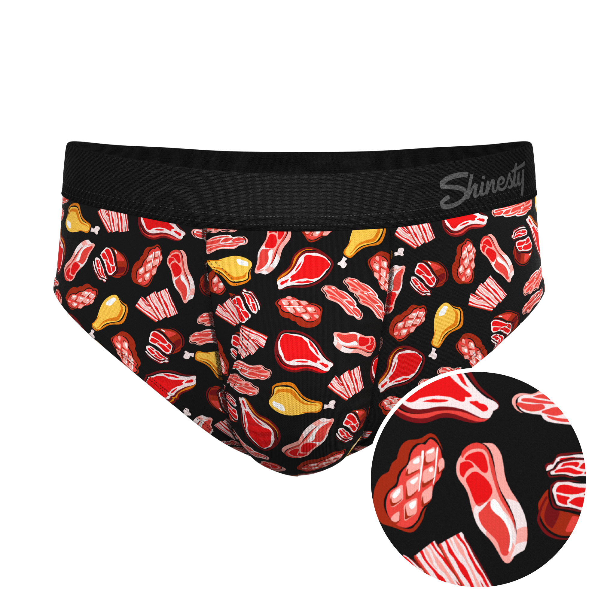 NDS Wear Steak - Nice to Meat You Mens Boxer Brief Underwear -  Small : Clothing, Shoes & Jewelry