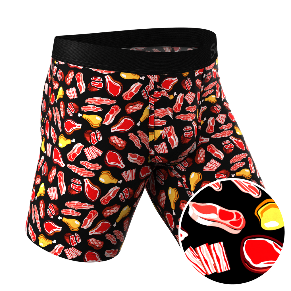 The Juicy Loins | Meat Long Leg Ball Hammock® Pouch Underwear With Fly