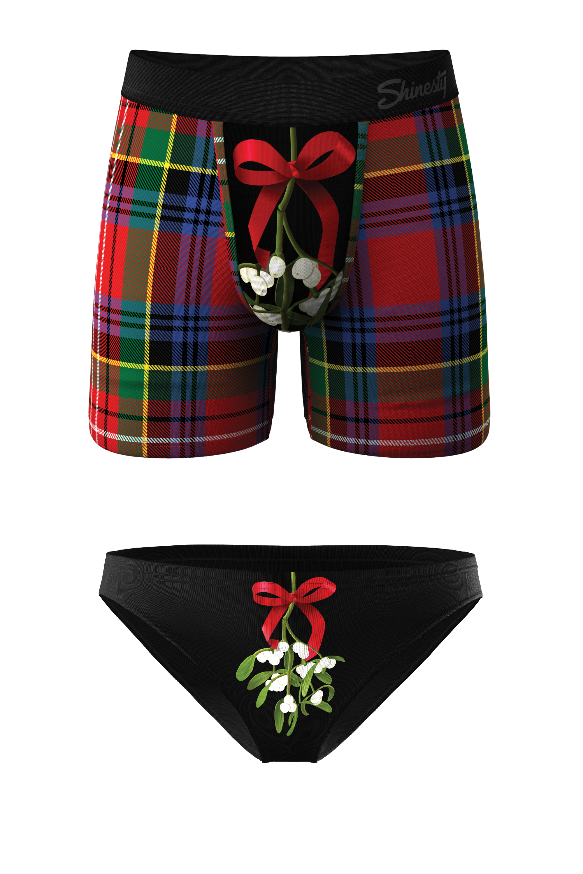 The Kiss Me There | Mistletoe Ball Hammock Boxer® And Bikini Matching  Couples Underwear Pack