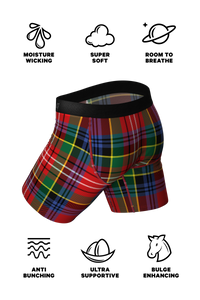 Comfortable Christmas Plaid Boxer Briefs