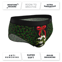 Black, red and green christmas underwear brief