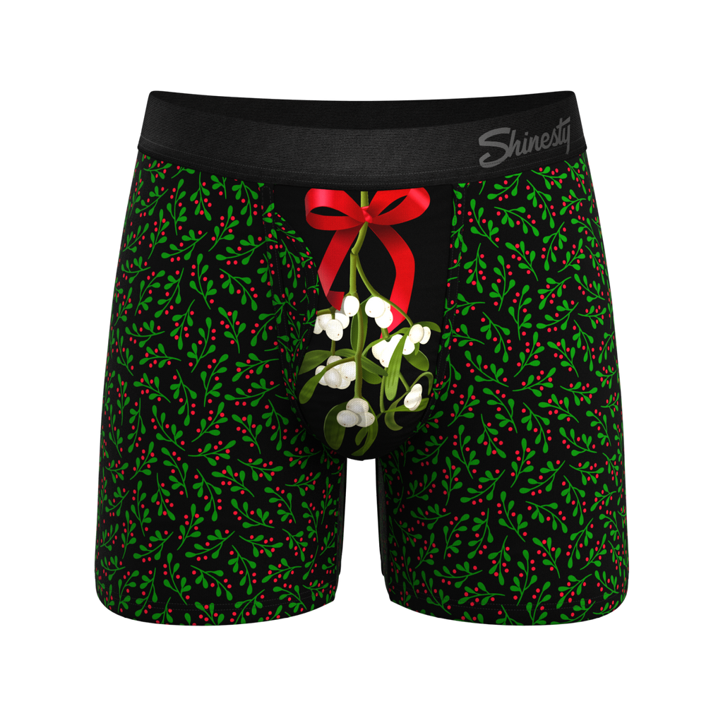 The Kiss Me There | Mistletoe Ball Hammock® Pouch Underwear With Fly