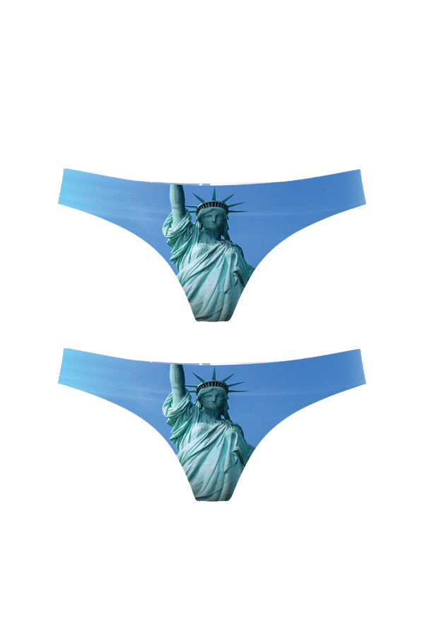 The Lady Liberties | Statue Of Liberty Thong Couples Matching 2 Pack