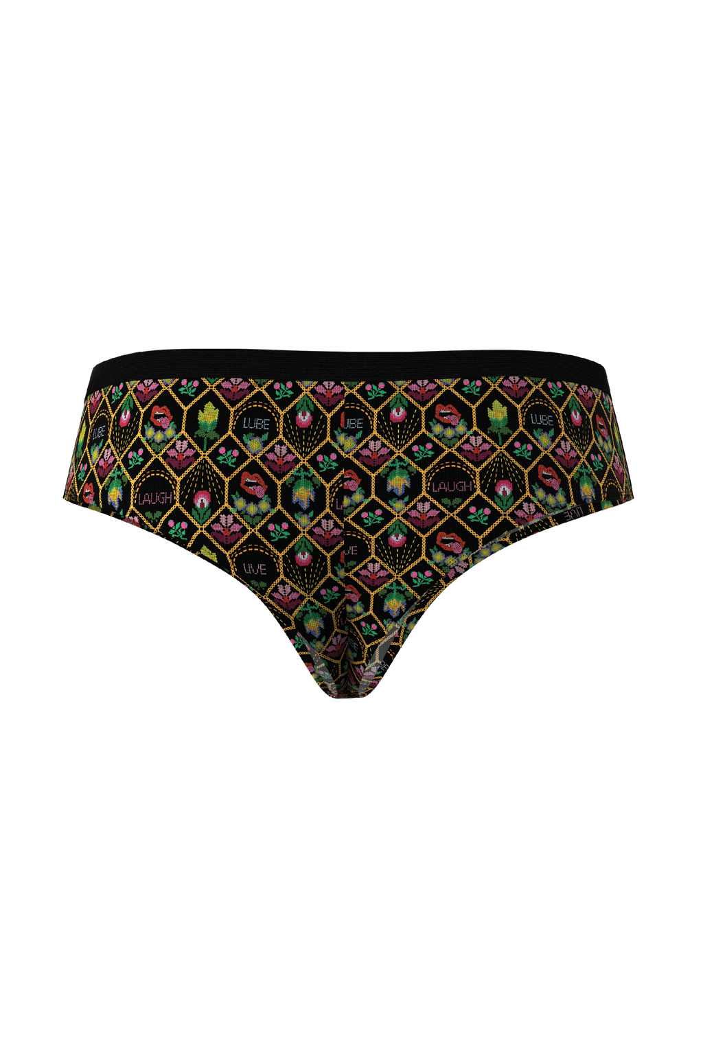 Stylish western floral underwear