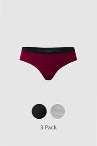 The Mini Bar | Solid Cheeky Underwear 3 Pack