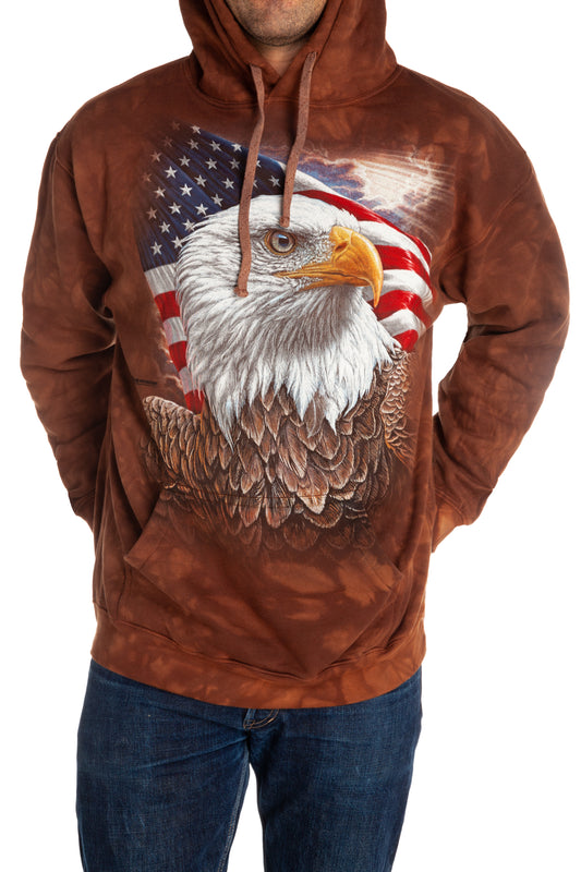 Eagle Gallery: American Flag Eagle Hoodie