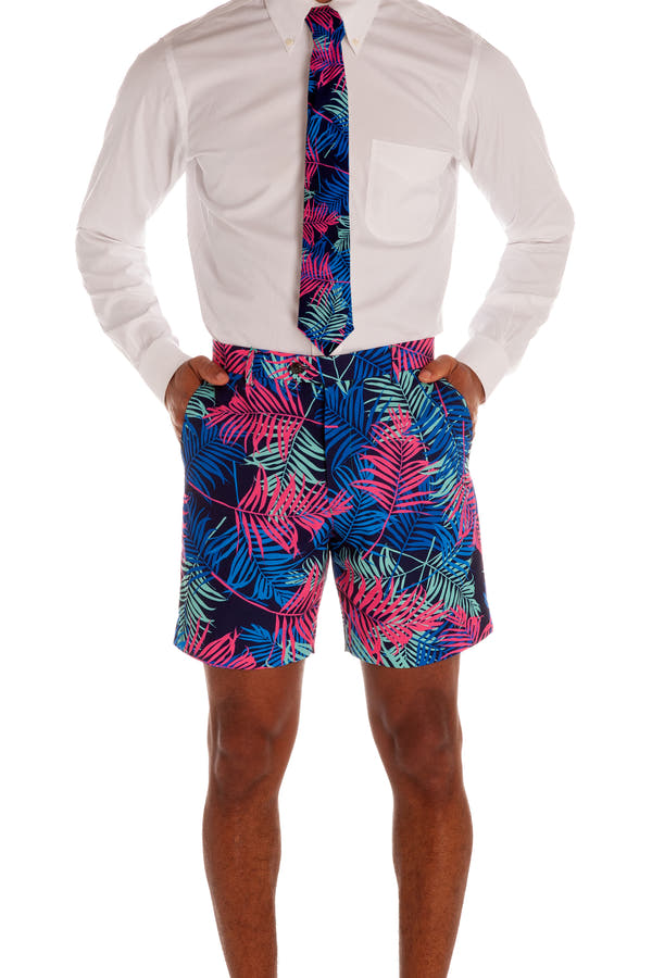 The Tropical Tycoon | Neon Leaves Tie