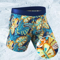The Mahalo | Blue Tropical paradICE™ Cooling Ball Hammock® Underwear