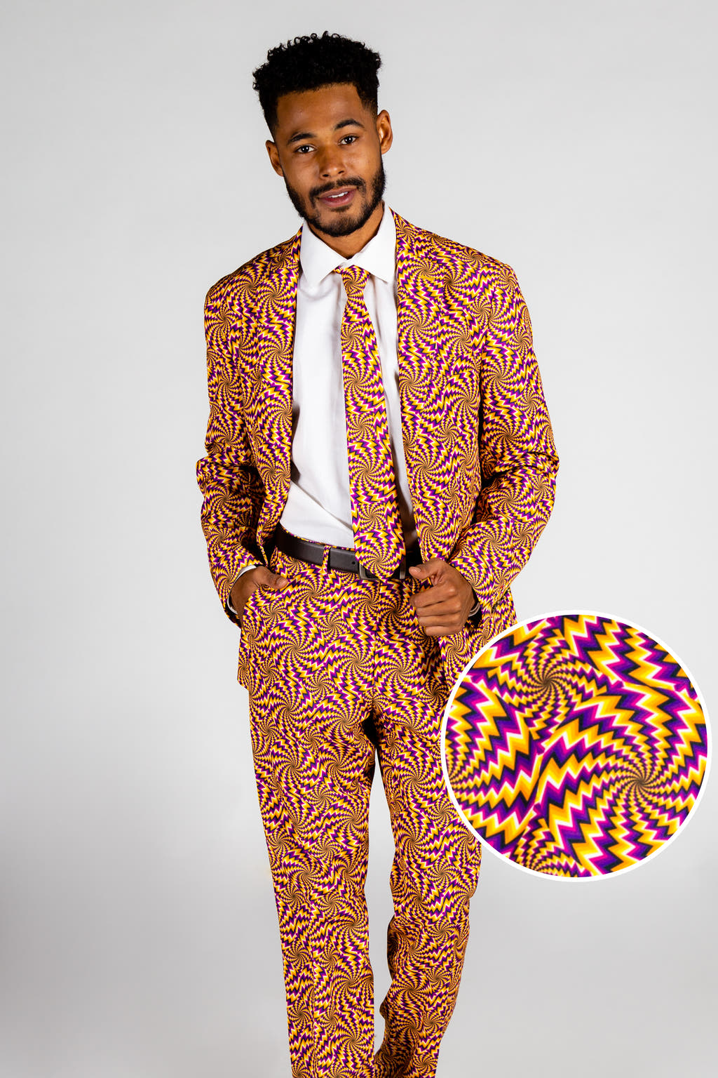 The Mardi Mirage | Illusion Print Party Suit