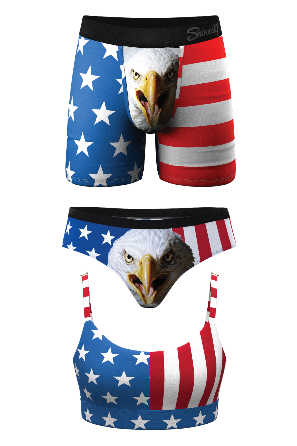 Let Freedom Ring | The Mascot Cheeky Undies, Bralette and Ball Hammock® Boxer Pack