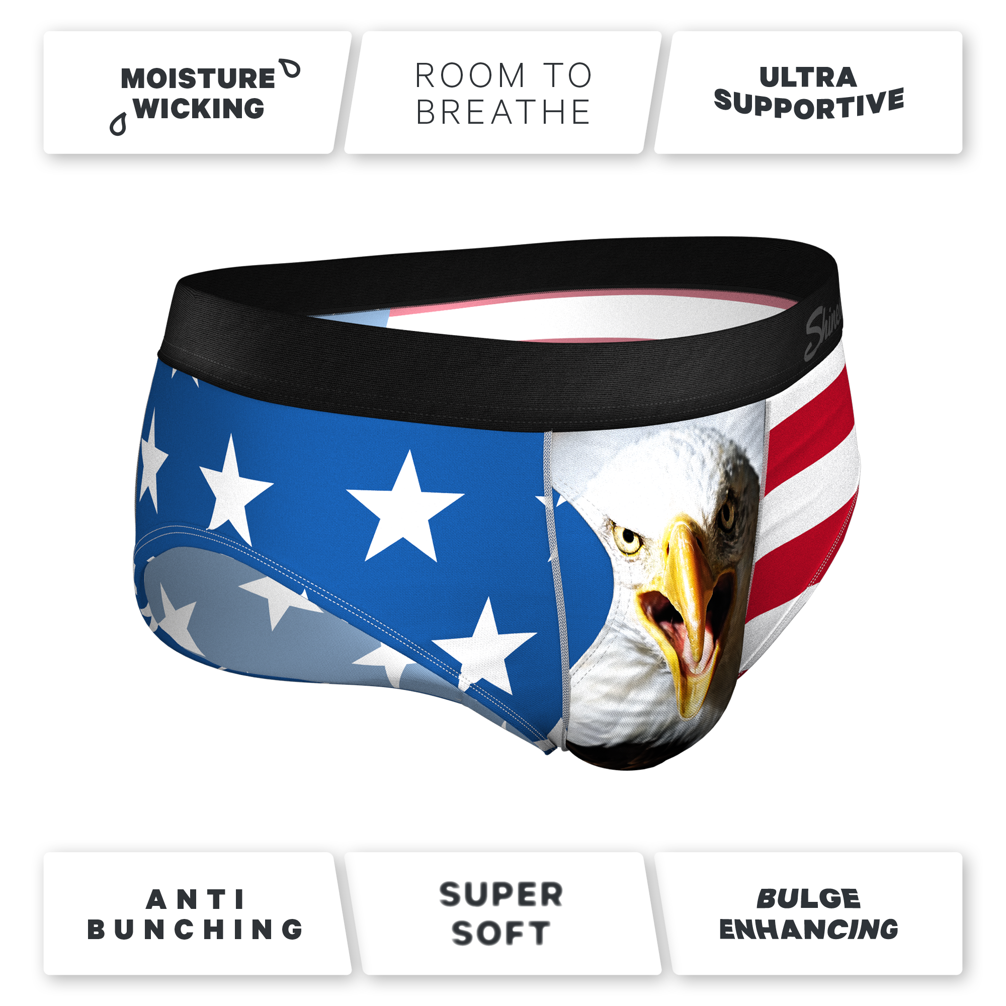American Flag Ball Hammock® Pouch Briefs