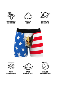 super soft american flag underwear