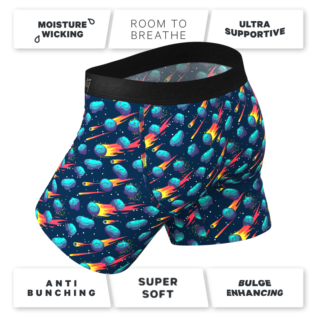 super soft meteorite underwear with a fly