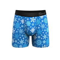 Naughty snowflakes pouch underwear