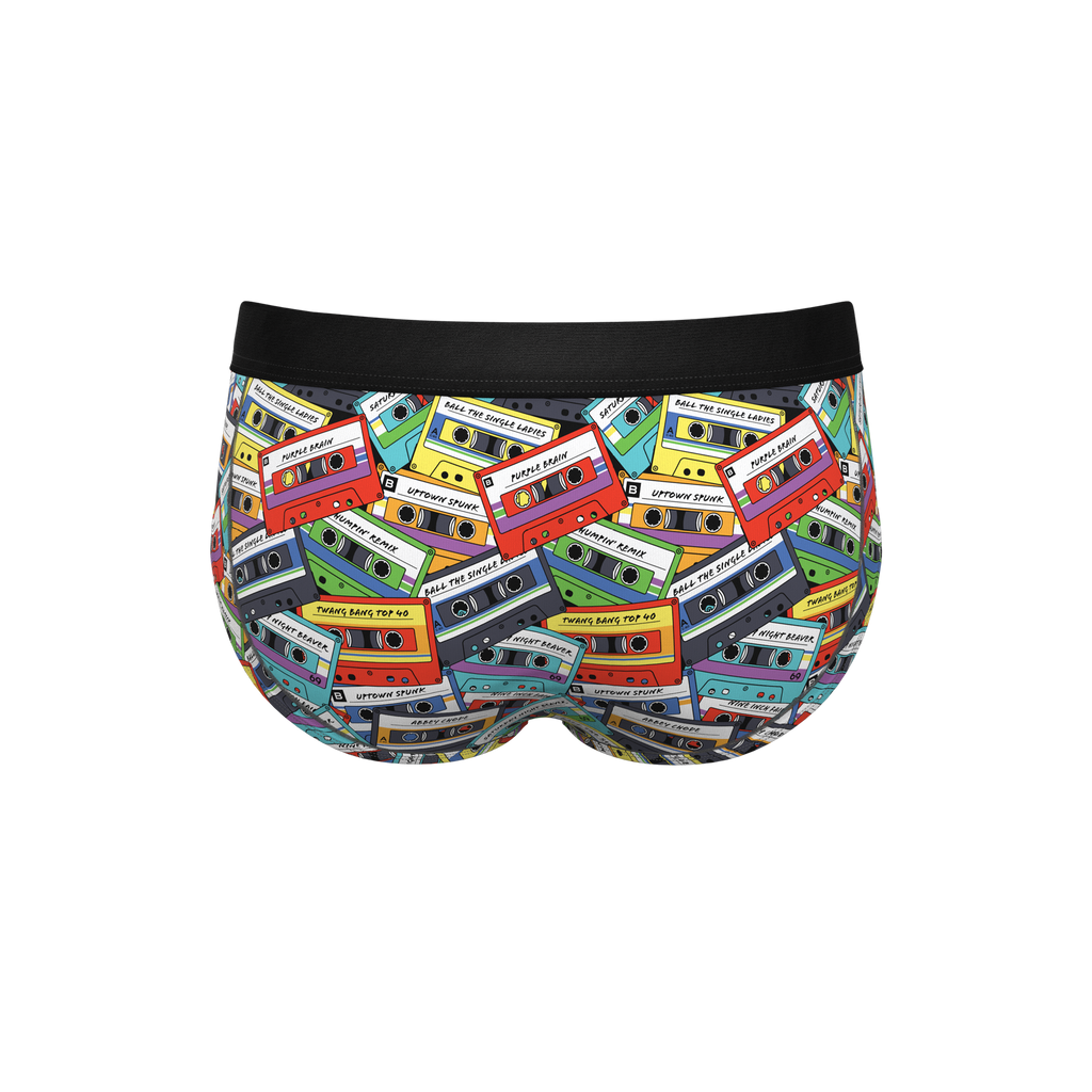 Retro Cassette Tapes Pouch Underwear Briefs