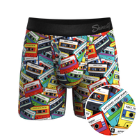 The Mixtape Cassette Tapes Ball Hammock Pouch Underwear with fly