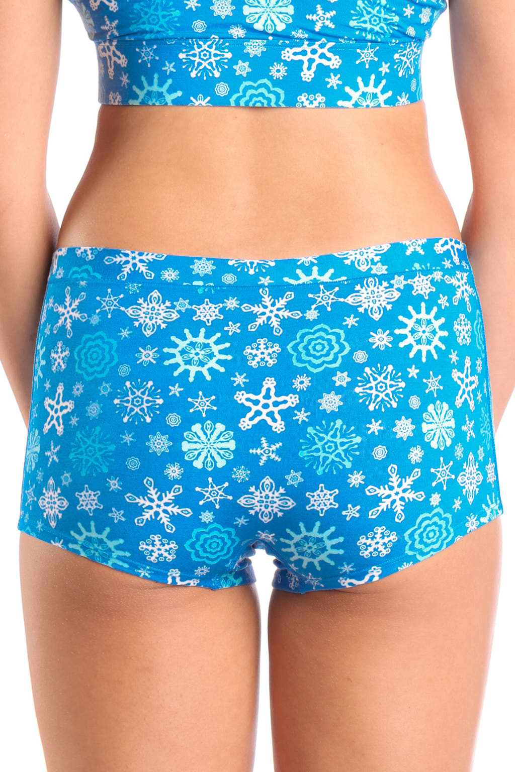 Blue snowflakes underwear 