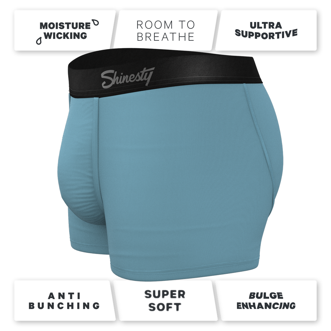 Slate Blue Men's Ball Hammock® Pouch Trunk Underwear | The Neptune