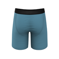 Slate blue underwear with fly