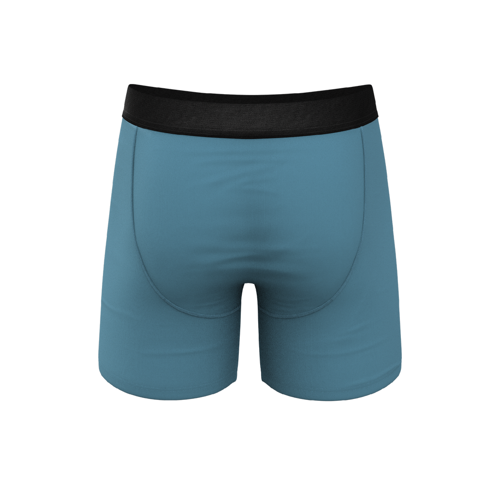 Stylish slate blue men's underwear