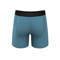 Stylish slate blue men's underwear
