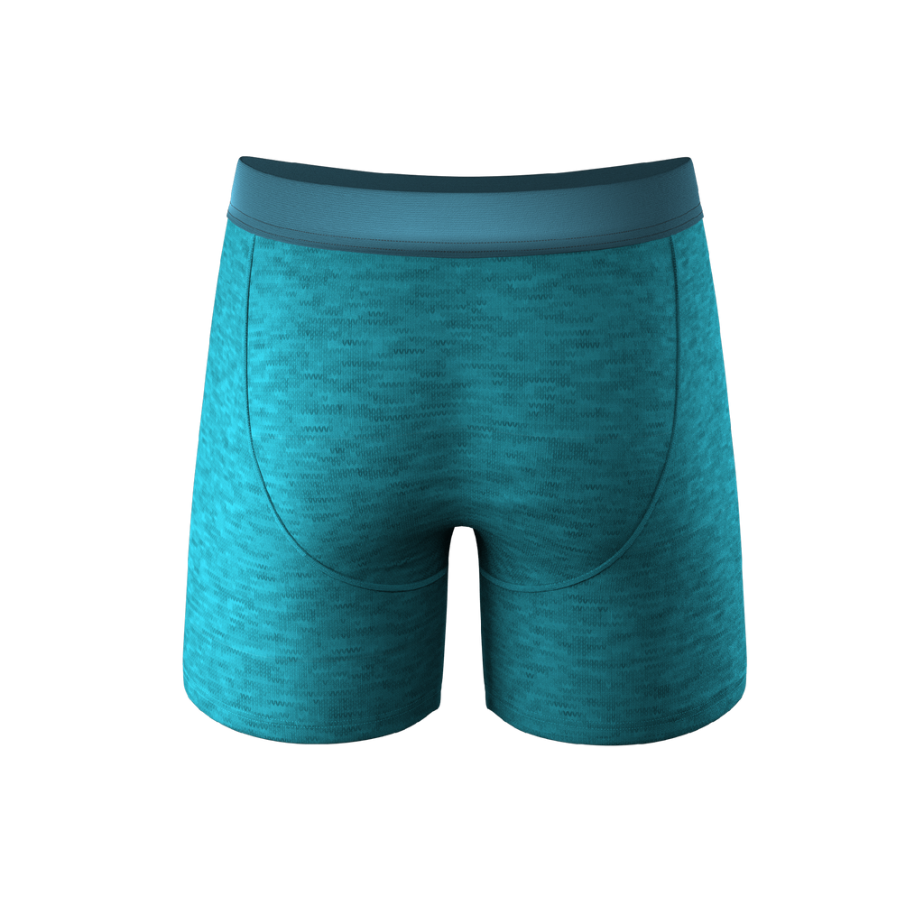 comfy green pouch underwear with a fly