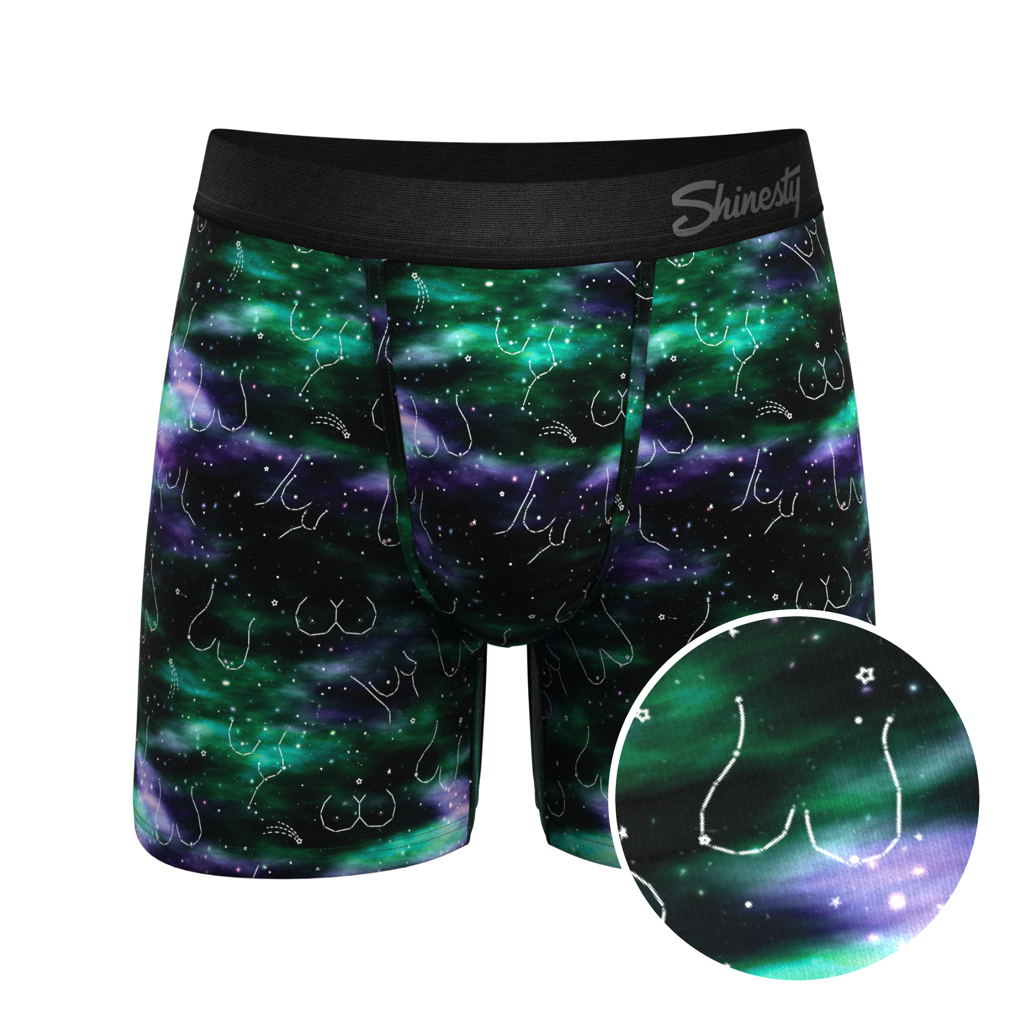 Shinesty® The Down To Shuck Stretch Boxer Briefs - Men's Boxers in