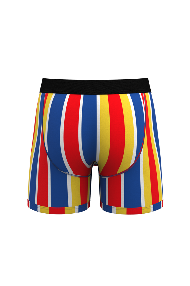 Retro Striped Ball Hammocks Boxer Briefs