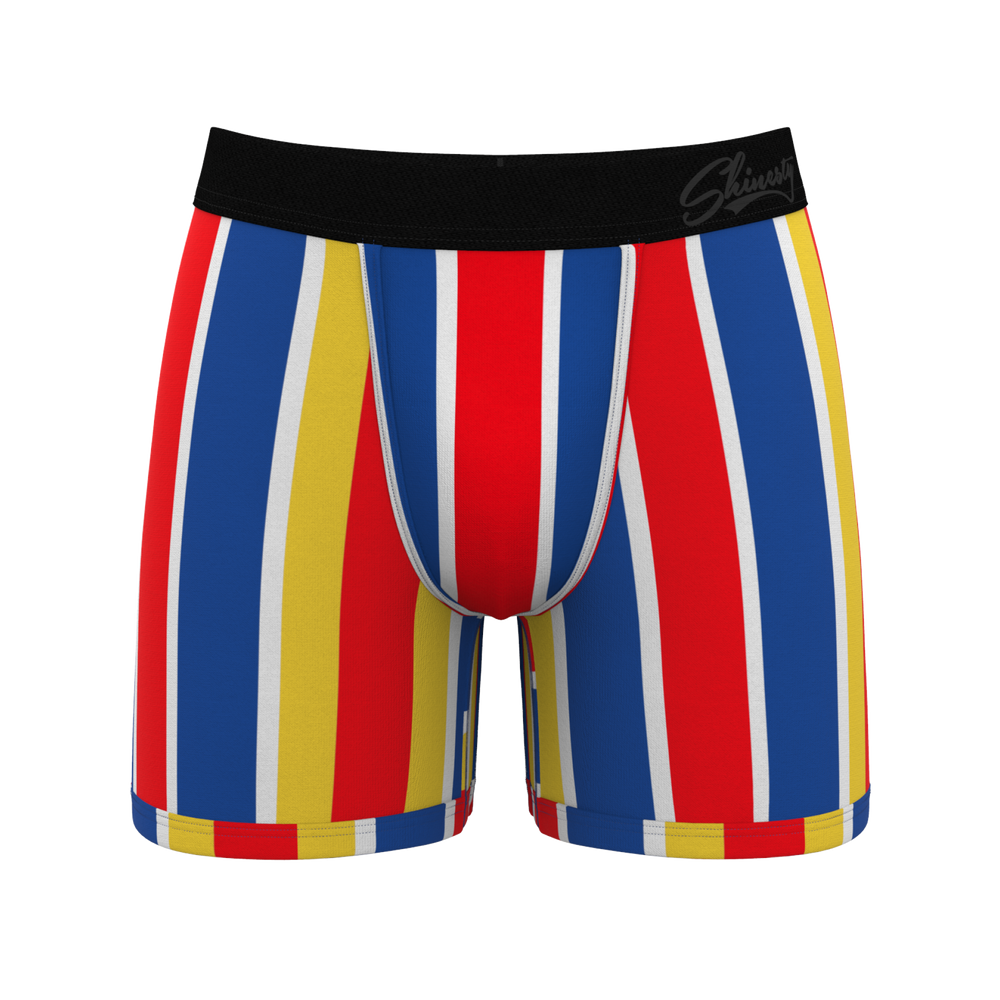 Retro Striped Ball Hammocks Boxer Briefs