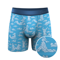 A quirky pair of Ball Hammock® pouch underwear featuring a reverse cloud girl design.