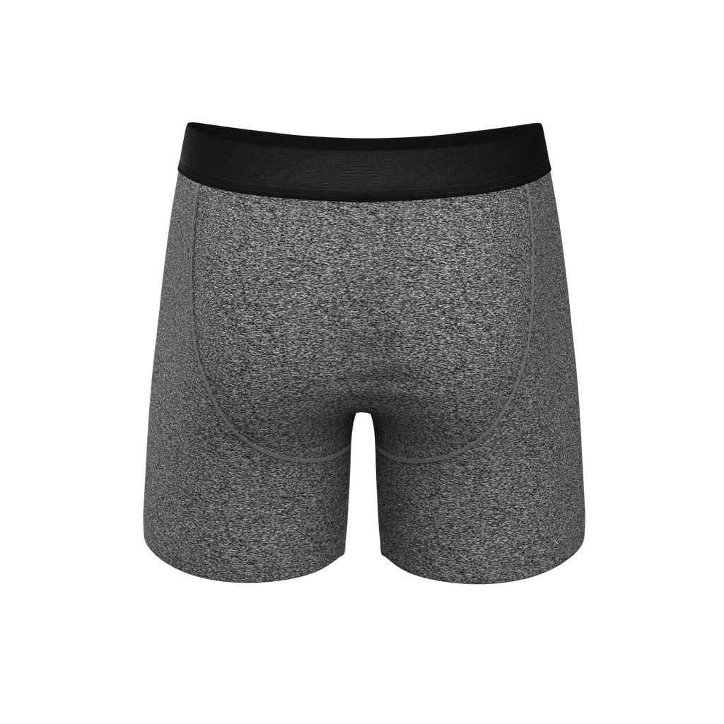 Comfy grey underwear with fly