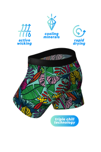 Cooling Breathable Chilly Tropic Paradise Boxers