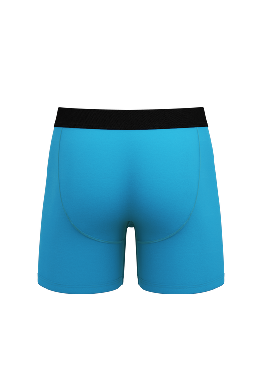 Bright Blue Ball Hammock Boxers | The Sea Foam Blues