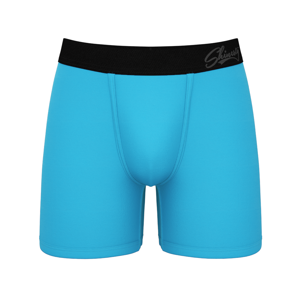 Bright Blue Ball Hammock Boxers | The Sea Foam Blues