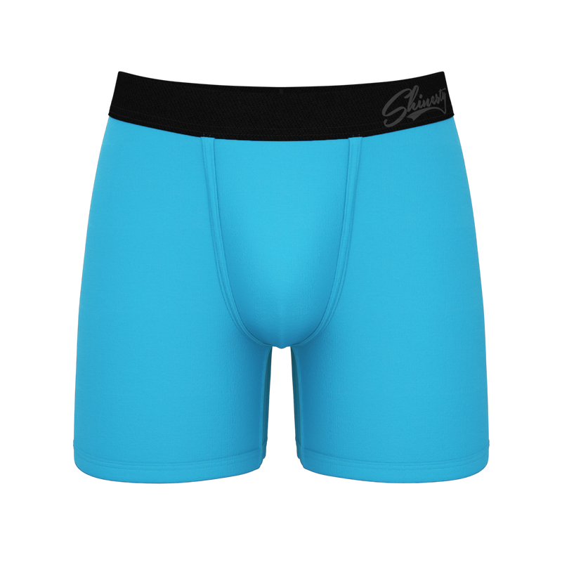 Bright Blue Ball Hammock Boxers | The Sea Foam Blues