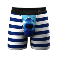 The Snack Attack | Shark Print Ball Hammock® Pouch Underwear