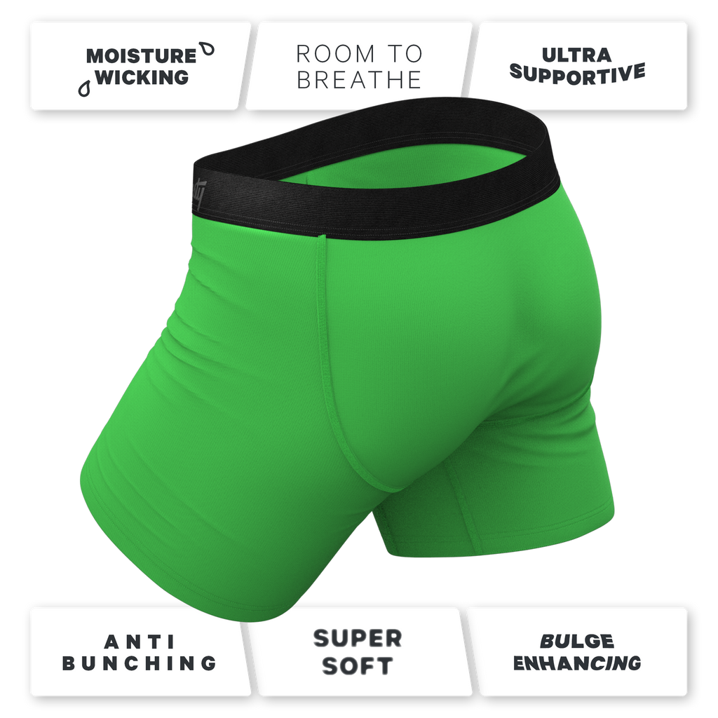 A unique and comfortable boxer briefs with a special Ball Hammock® pouch design.