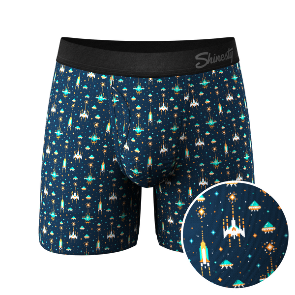 The Space Commando | Spaceship Ball Hammock® Pouch Underwear With Fly