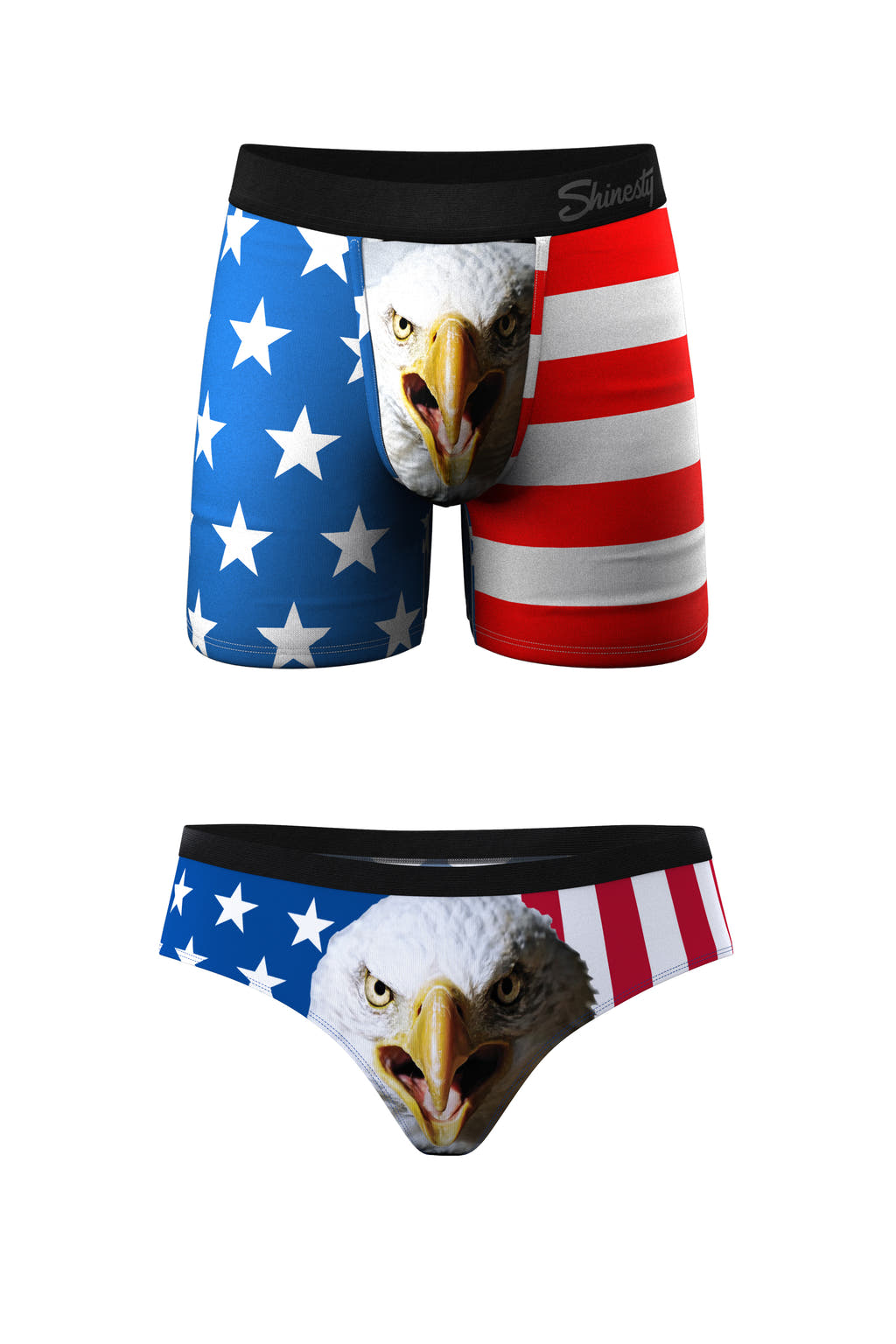 Products The Stars & Stripes | American Flag Ball Hammock® Boxer and Cheeky Underwear Pack