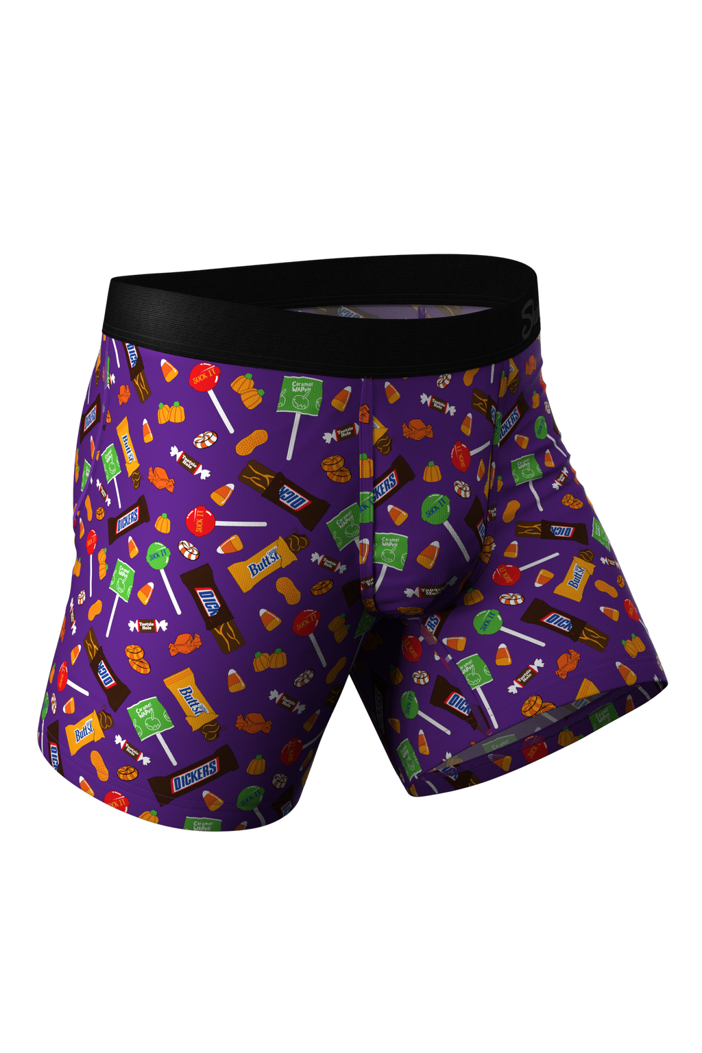 funny candy pattern halloween boxers