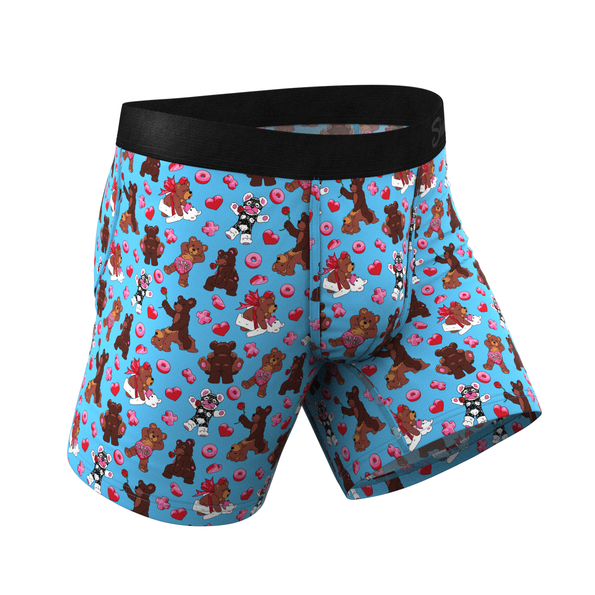 Fisyme Valentines Day Poop Boxers for Men, Boxer Shorts Soft Mens Underwear  Boxer Briefs, S Multi at  Men's Clothing store