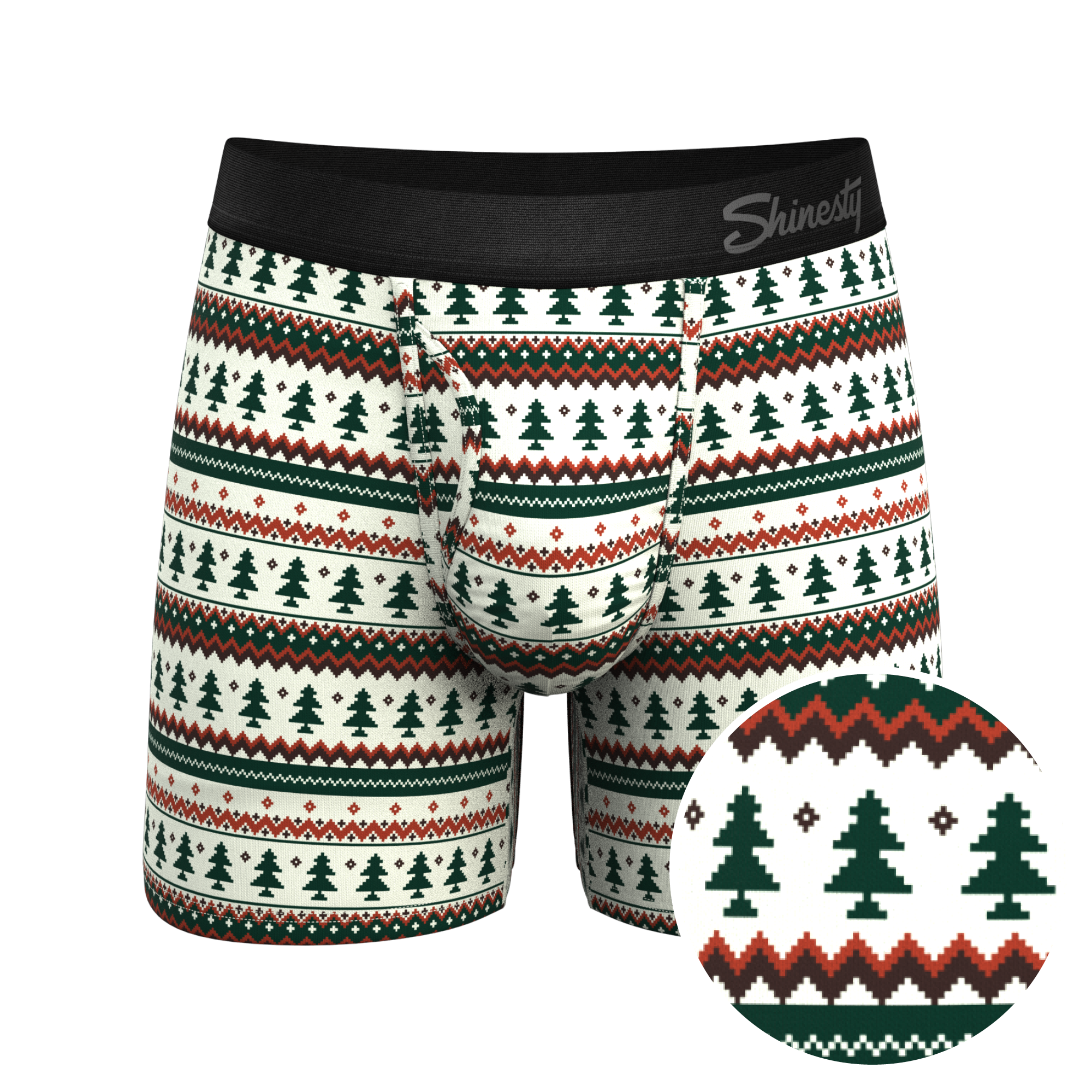 Fair Isle Tree Ball Hammock® Pouch Underwear