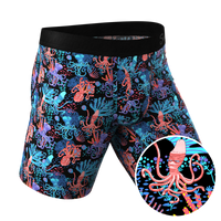 The Swollen Tentacles | Octopus Long Leg Ball Hammock® Pouch Underwear With Fly