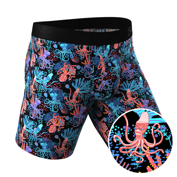 The Swollen Tentacles | Octopus Long Leg Ball Hammock® Pouch Underwear With Fly
