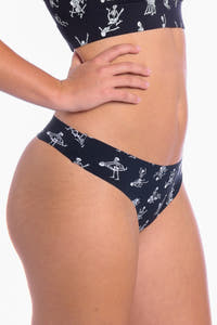 Skeleton women seamless thong